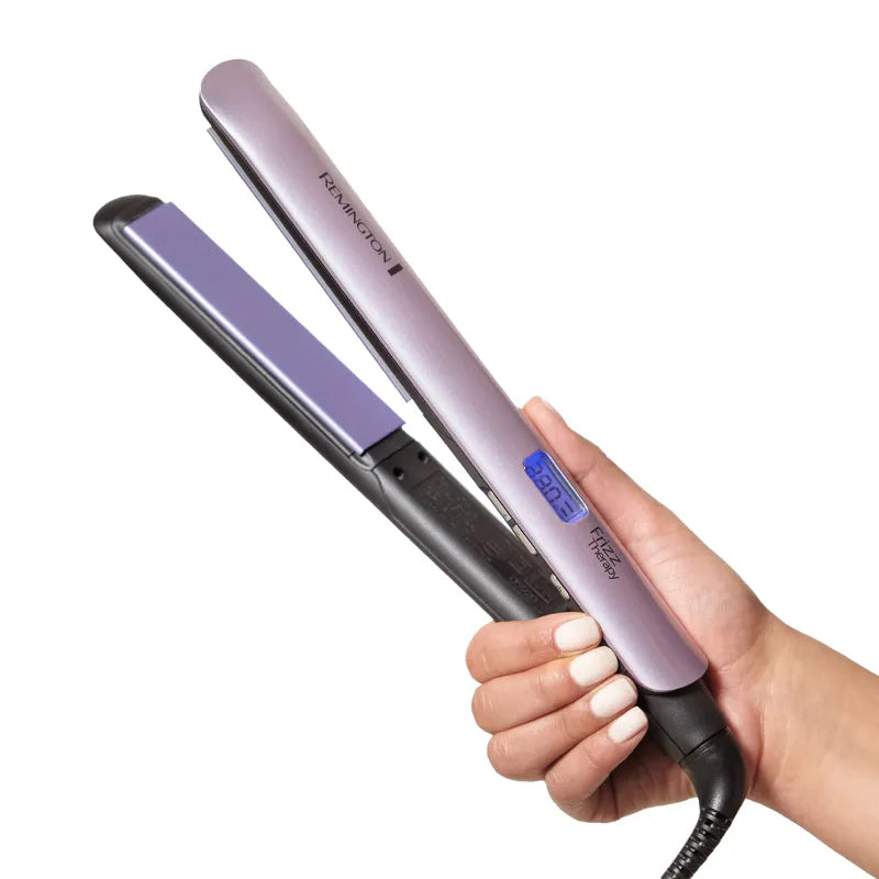 Plancha Alisadora Original Remington Frizz Therapy S8510: Tu Escudo Anti-Humedad
