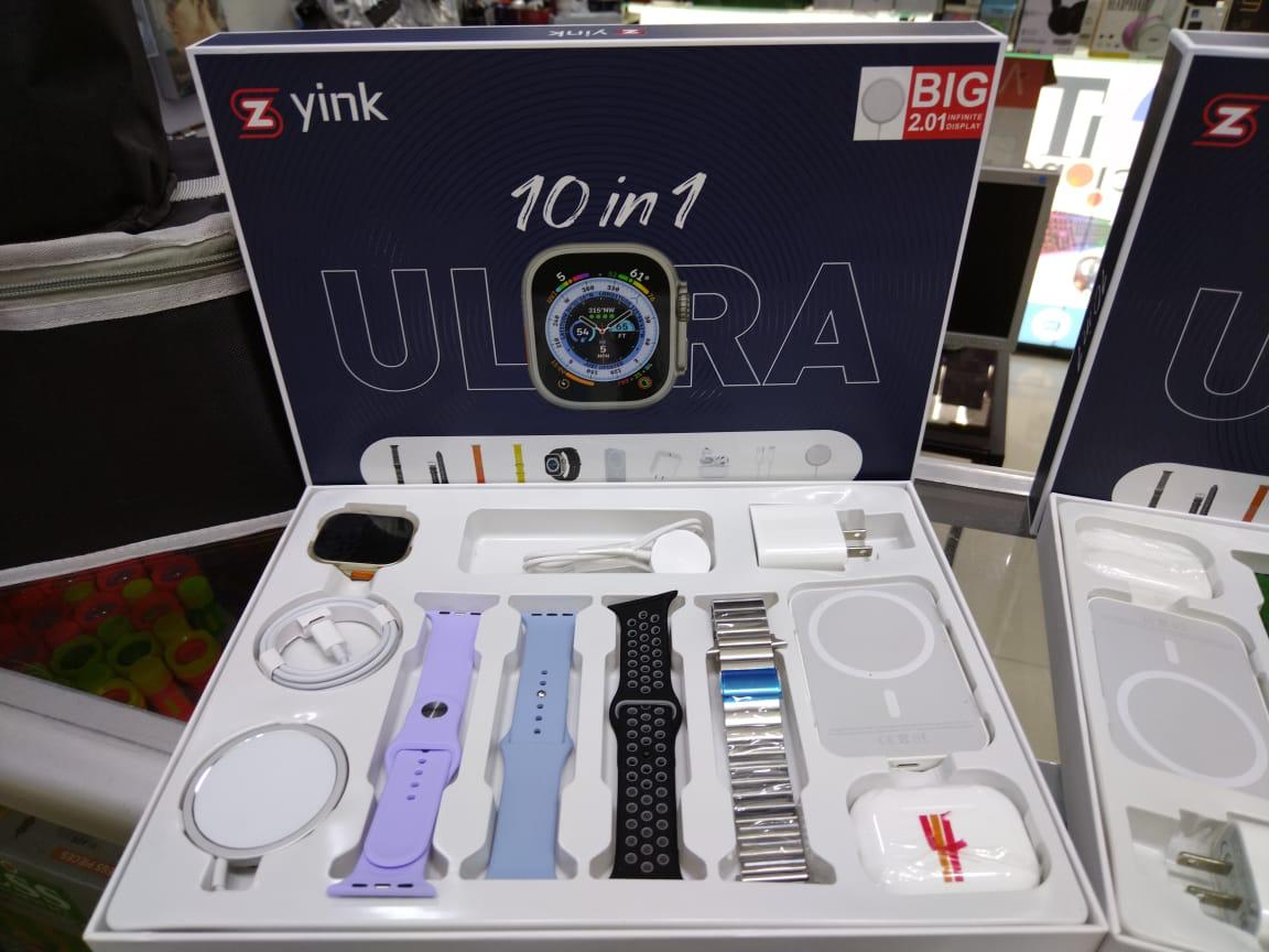 Combo Reloj inteligente + Accesorios 10 en 1 Ultra