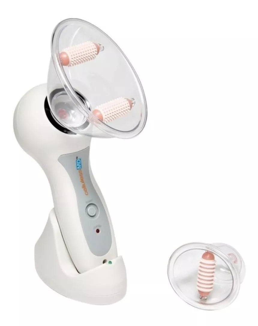 Masajeador Anticelulitis Celluless con Copas de Vacunterapia – Color Blanco