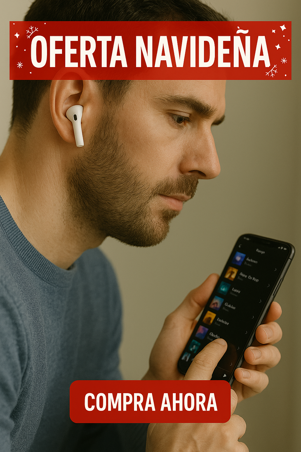 Audífonos Pro 9 TWS con Pantalla LED – Sonido HD, Batería Extendida y Estuche Digital
