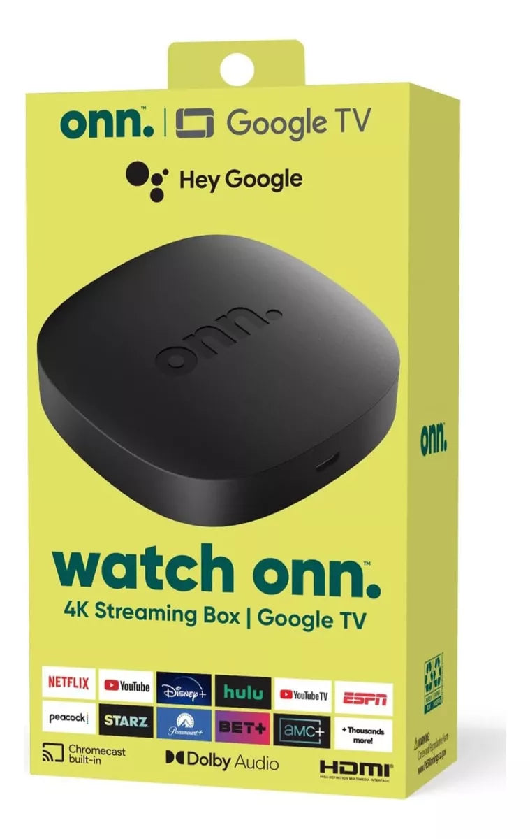 Watch Onn TV 4K Streaming con Control por Voz | Programado con MAGIS y Google TV