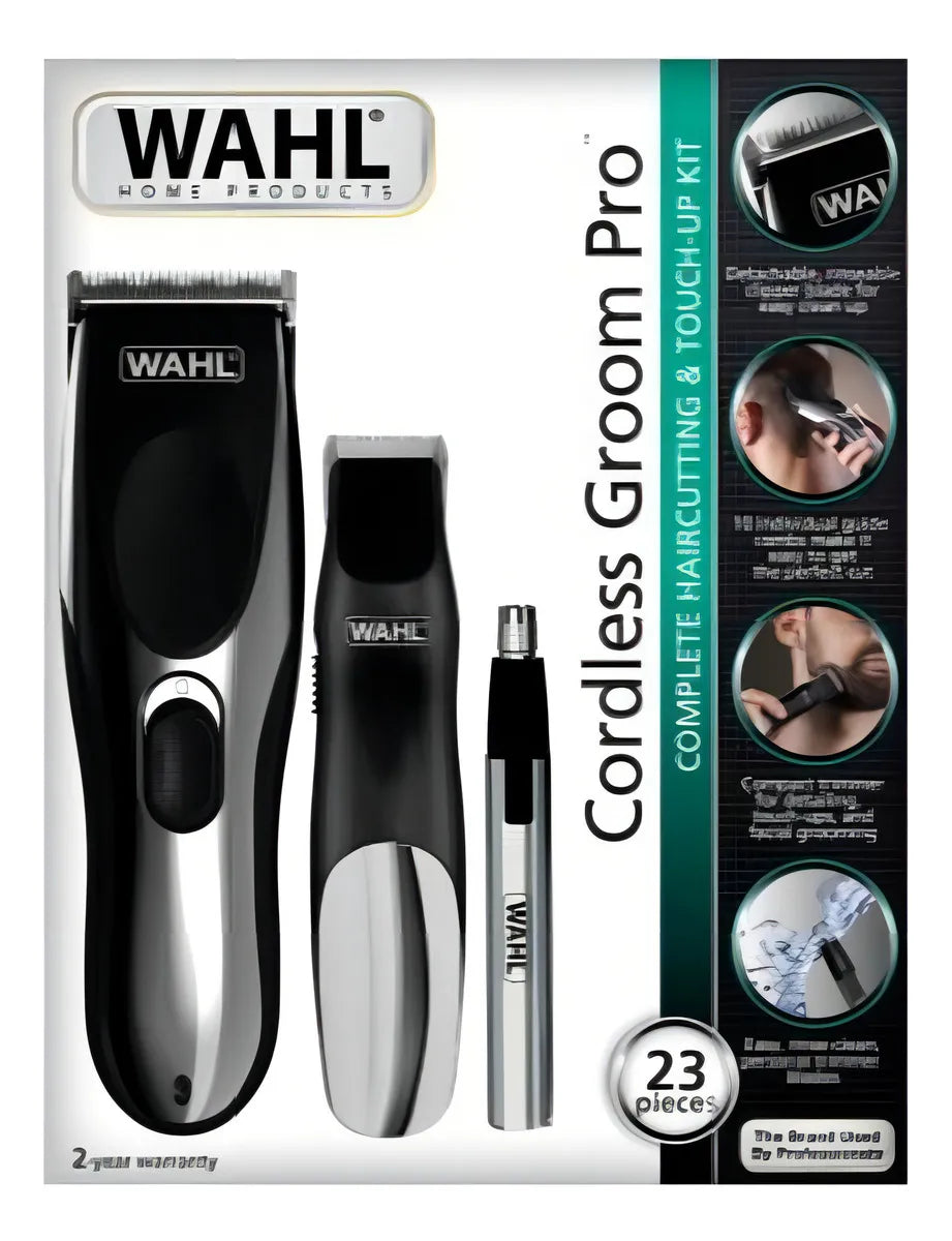 Máquina de Peluquería Wahl Cordless Groom Pro – Inalámbrica con Kit Completo