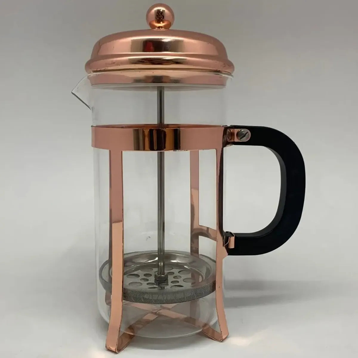 Prensa Francesa Oro Rosa | Cafetera de Émbolo Premium en Acabado Elegante
