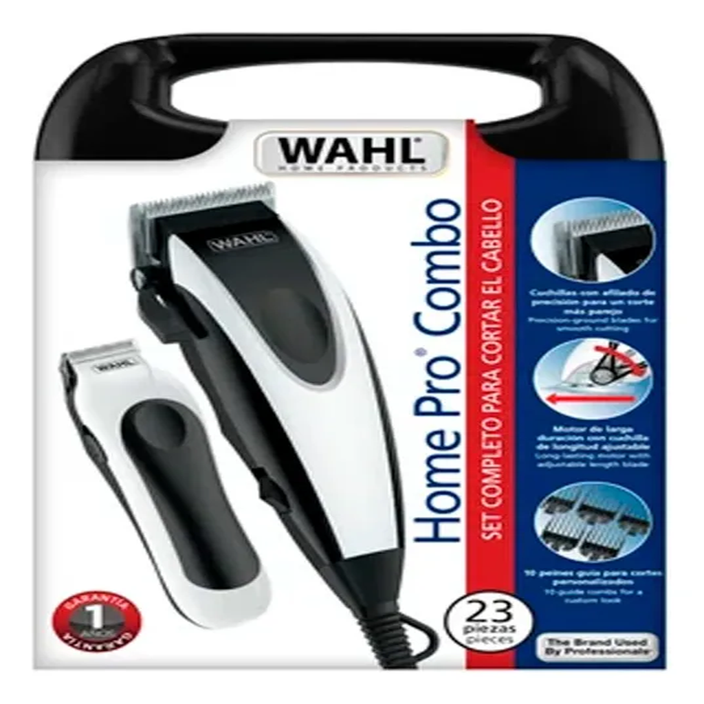 Wahl Home Pro Combo Negra Cortadora y Afeitadora Para Cabello y Barba