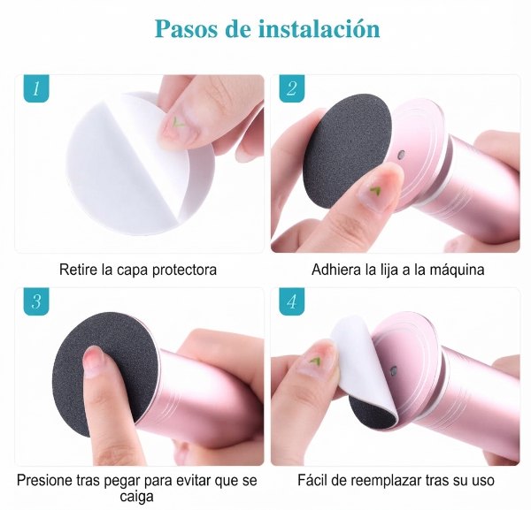 Lijas de Repuesto para Removedor Eléctrico de Callos x 60 Unidades – Discos Adhesivos