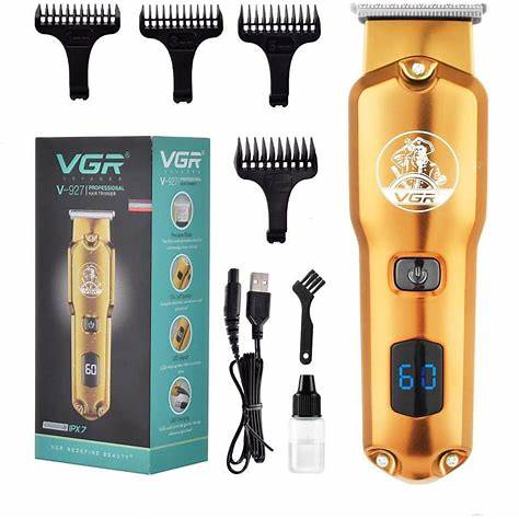 Recortadora Profesional VGR V-927 Inalámbrica | Cuchilla T + Pantalla LED