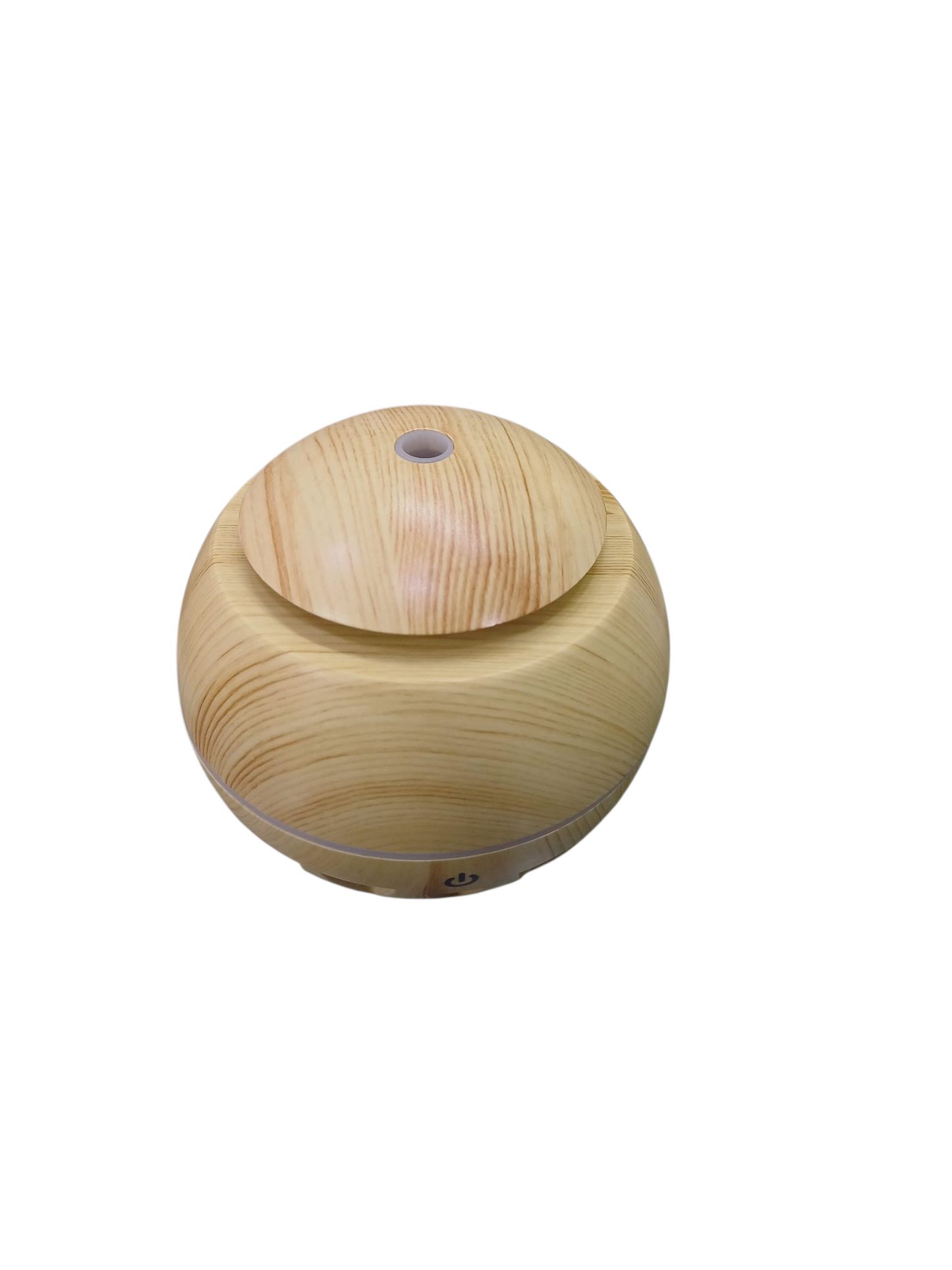 Difusor de Aromas Bolita 160ml | USB | Luz LED | Efecto Madera
