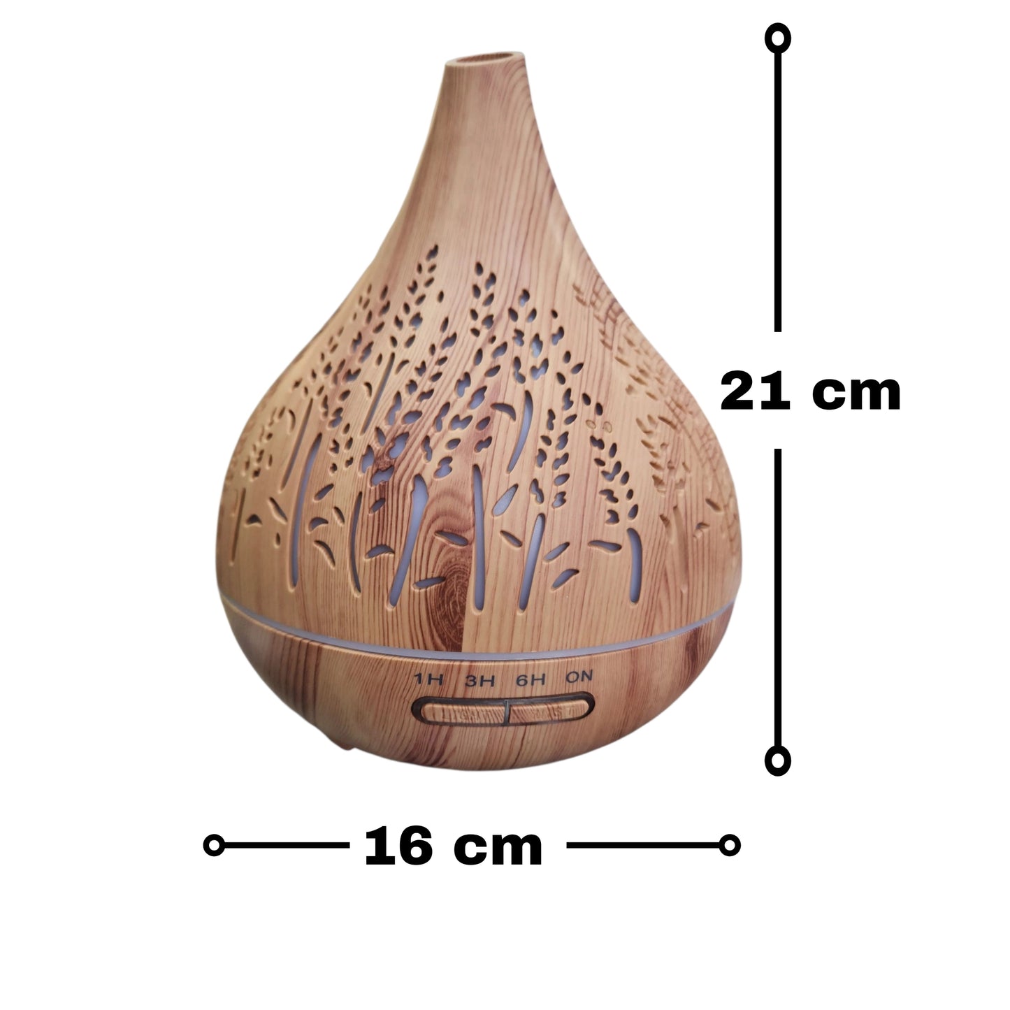 Difusor de Aromas Decorativo Tipo Jarra - Madera