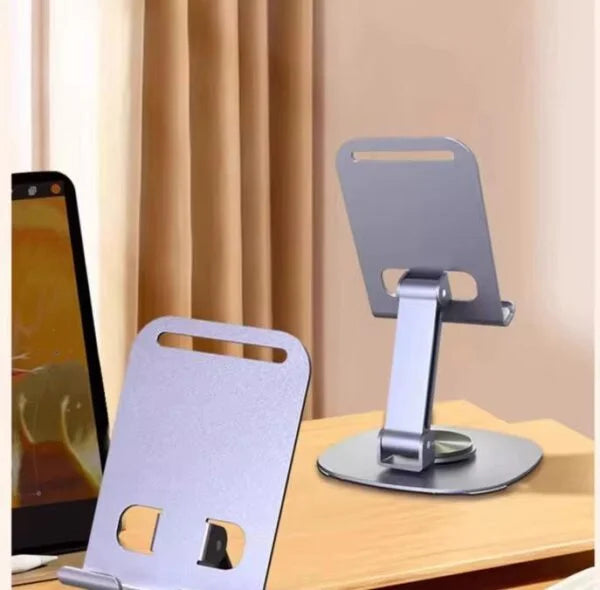 Holder Modular para Celular Plateado - Soporte de Escritorio Ajustable a la Medida