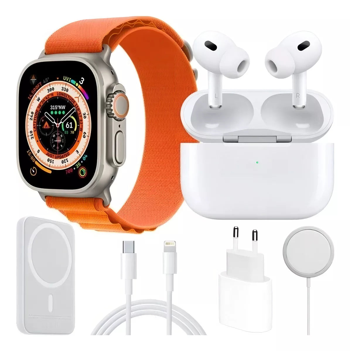 🔥 Combo Smart X8: Reloj Inteligente + Accesorios Bluetooth y Carga Inalámbrica