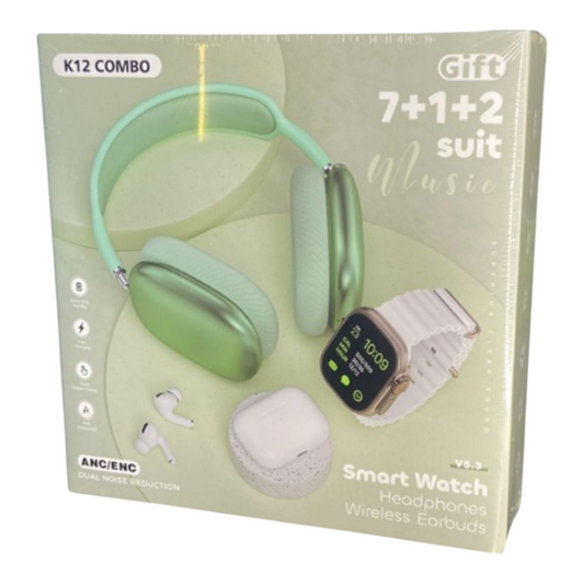 Smartwatch K12 Deportivo – Combo con Manillas Intercambiables y Cargador