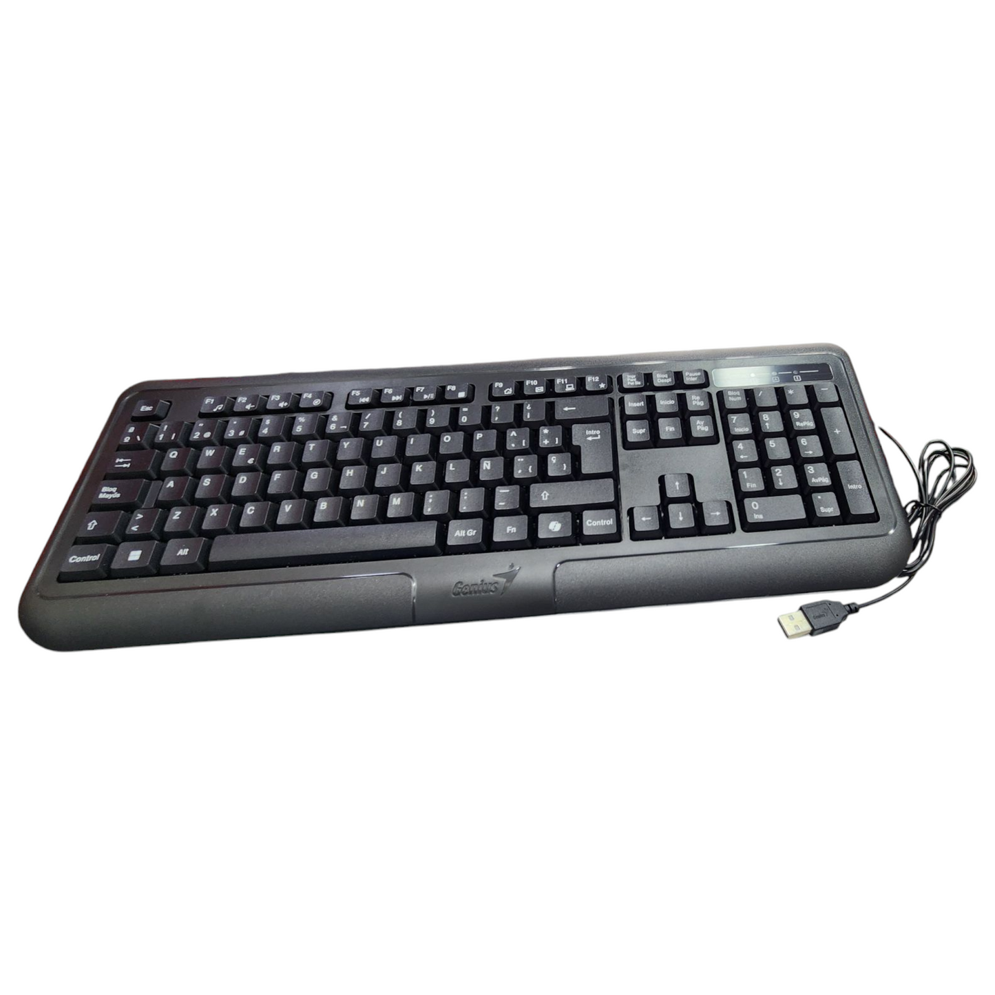 Teclado Clásico Genius KB-118 II | Teclas Multimedia y Conexión USB