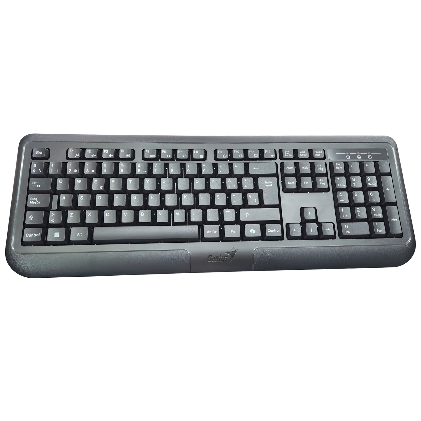 Teclado Clásico Genius KB-118 II | Teclas Multimedia y Conexión USB