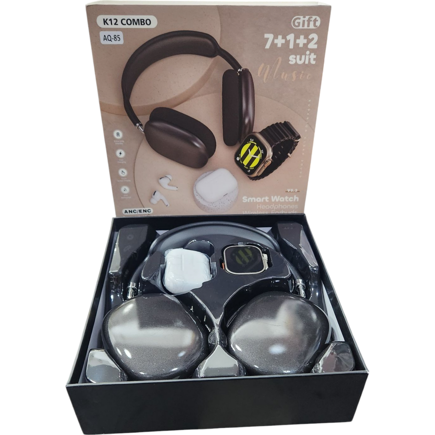 Smartwatch K12 Deportivo – Combo con Manillas Intercambiables y Cargador