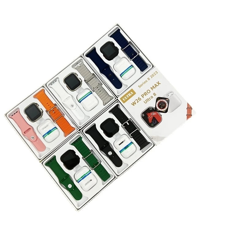 Combo W26 Reloj inteligente + Audífonos