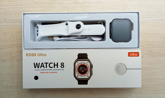 Smart Watch KD99 ULTRA, CARGA INALAMBRICA, 2 PULSOS