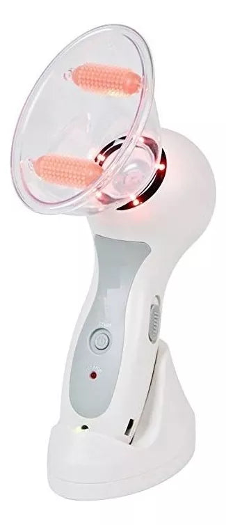 Masajeador Anticelulitis Celluless Con Copas De Vacunterapia Color Blanco