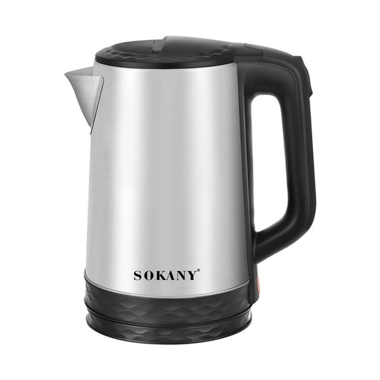 Hervidor de Agua Eléctrico SOKANY 2.3L 1500W Acero Inoxidable Base 360°