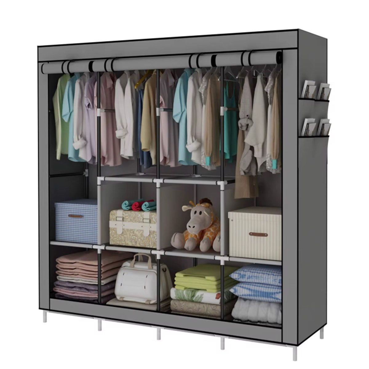 Organizador de Ropa 4 Cuerpos 88170W | Medidas 170x45x170cm