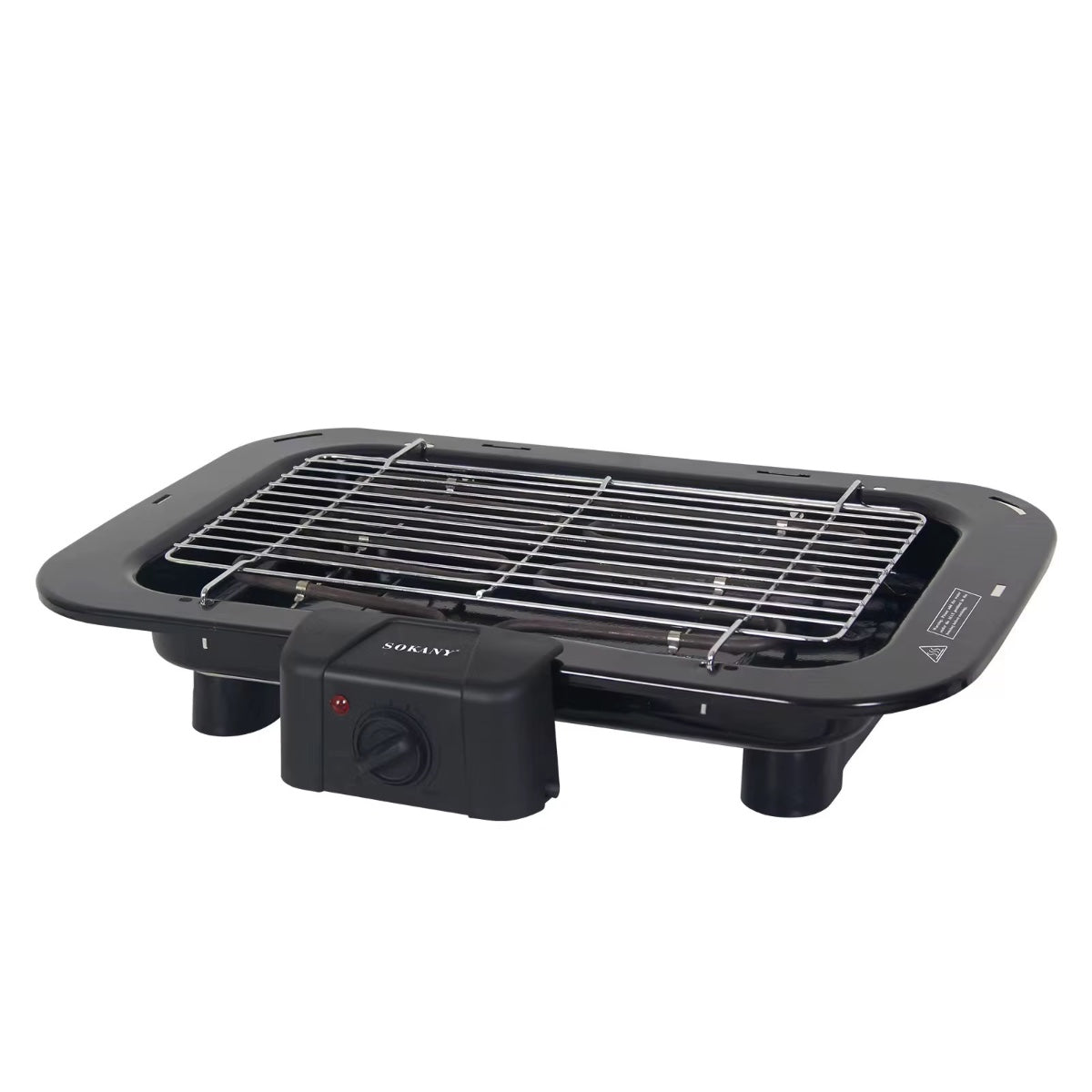 Parrilla Eléctrica de Mesa SOKANY SK-3574 2200W con Control de Temperatura — Asador sin Carbón ni Gas
