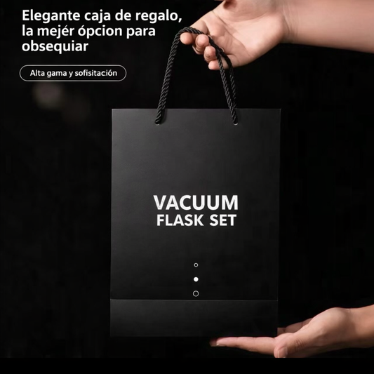 Set de Termo 500 ml con 3 Pocillos – Incluye Bolsa