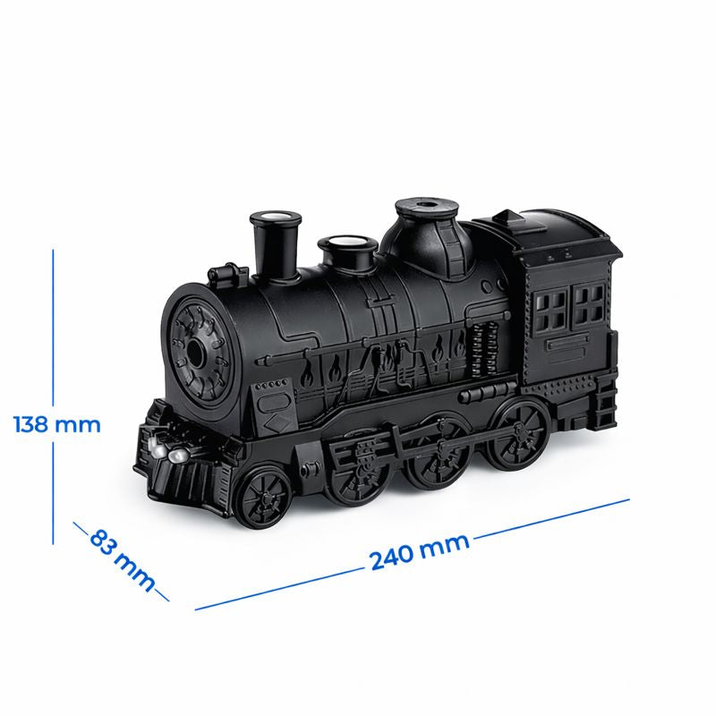 Humidificador Difusor de Aromas Tipo Tren 300ml con Luz LED