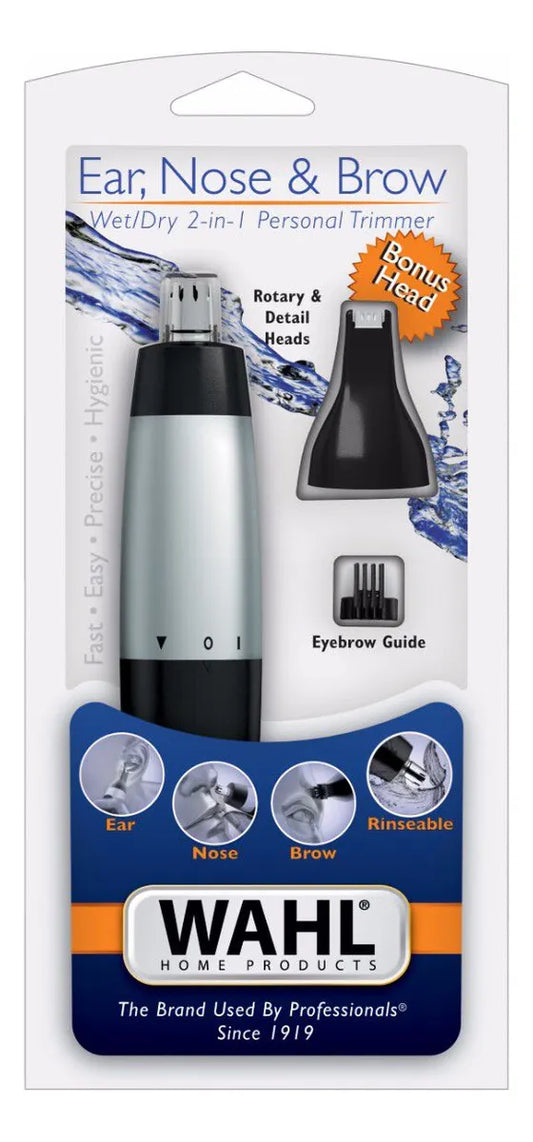 Recortador Multizona Wahl Ear, Nose & Brow – Precisión para Nariz, Orejas y Cejas