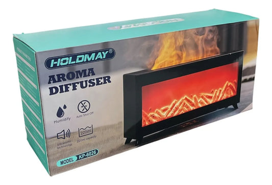 Difusor Humidificador de Aroma Tipo Fogata Chimenea 220ml 24V