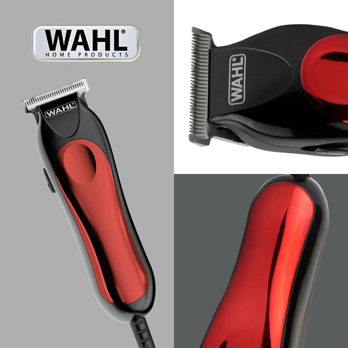 Wahl T-Pro con Cable — Recortadora Profesional para Delineado, Detalle y Fade