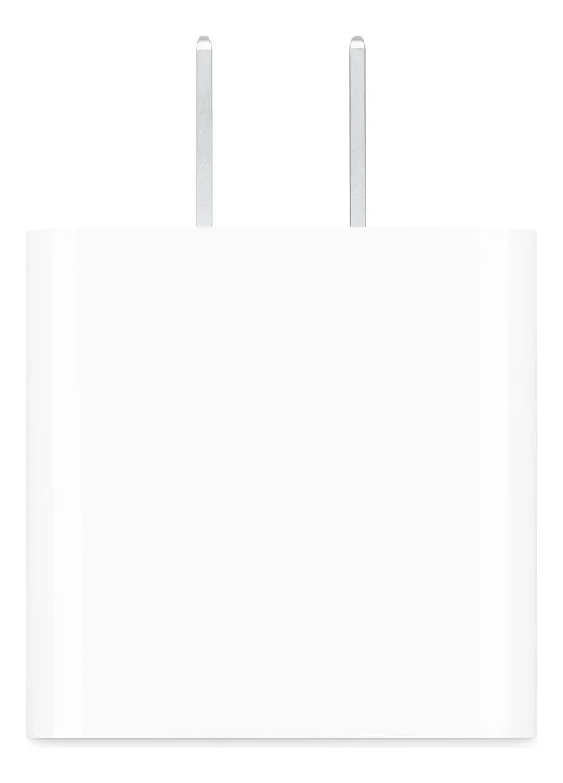 Adaptador de Corriente USB-C de 20W Original Apple - Cubo de Carga Rápida para iPhone - Conector Tipo C