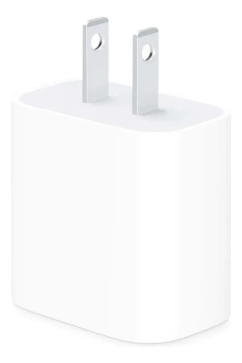 Adaptador de Corriente USB-C de 20W Original Apple - Cubo de Carga Rápida para iPhone - Conector Tipo C