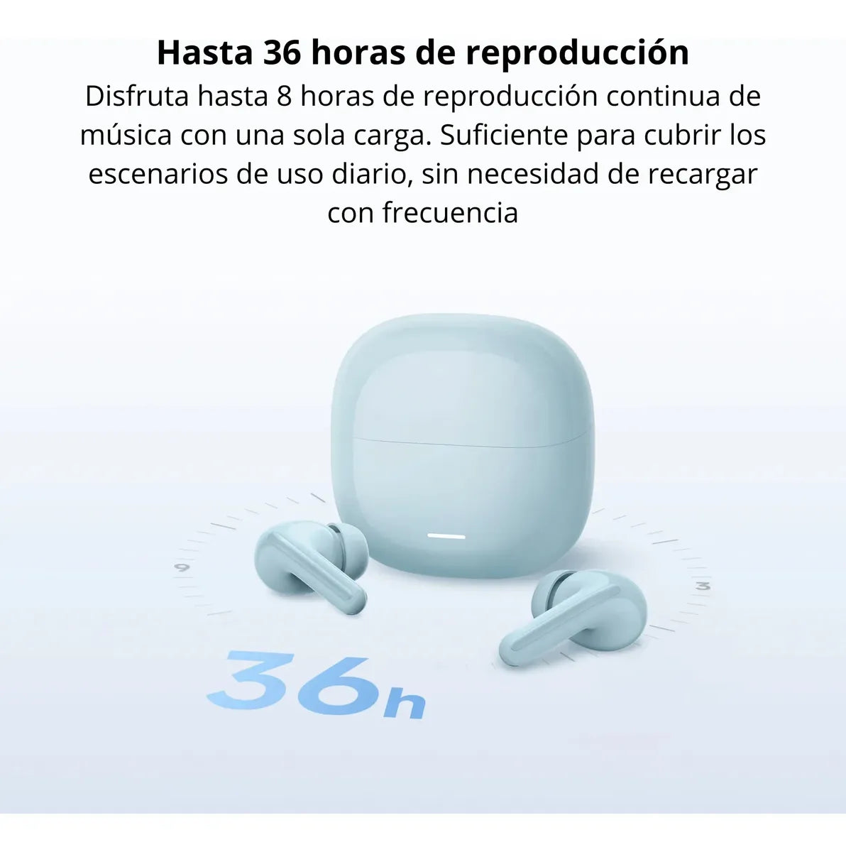 Audífonos Xiaomi Redmi Buds 8 Lite Original – ANC 42dB, Bluetooth 5.4, Hasta 36h Batería