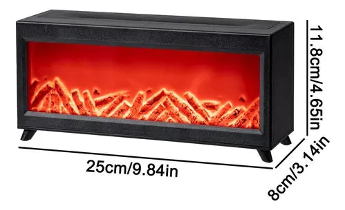 Difusor Humidificador de Aroma Tipo Fogata Chimenea 220ml 24V