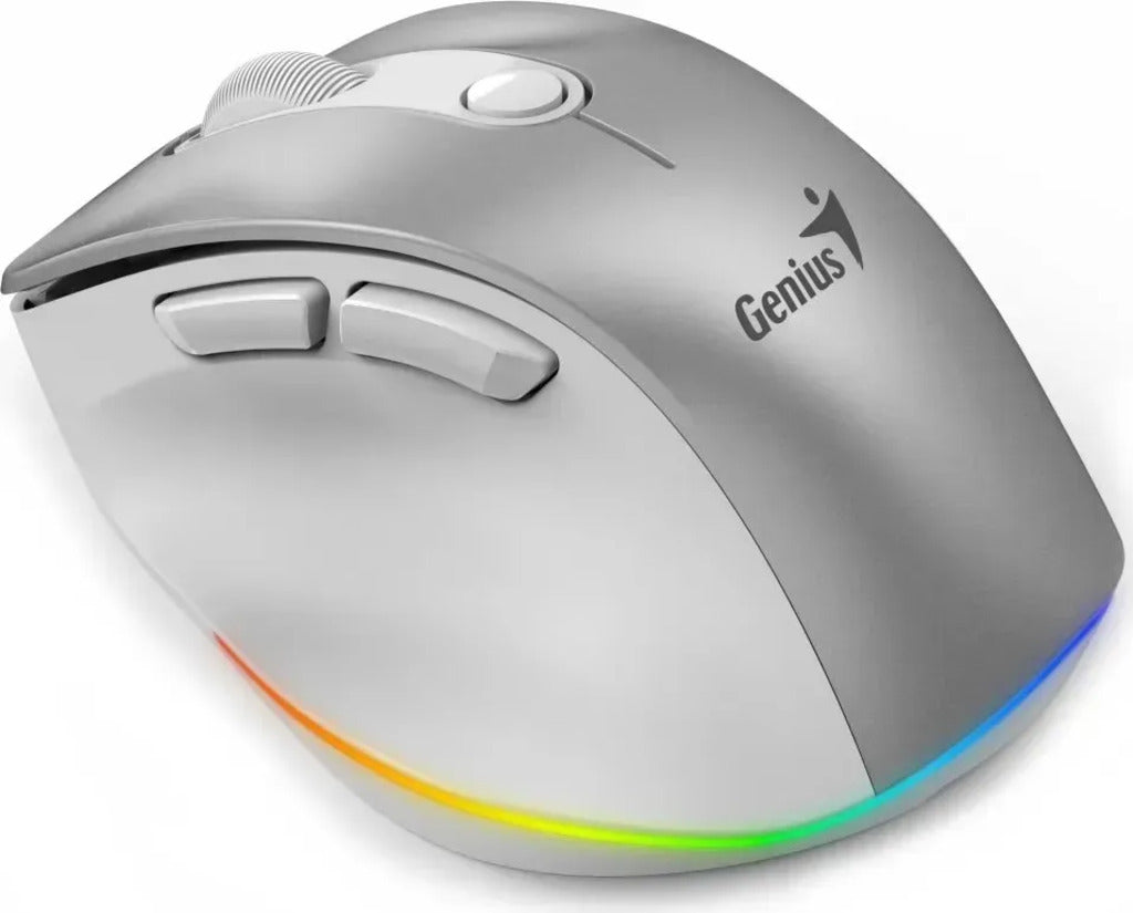 Mouse Inalámbrico Genius Ergo 9000S Pro - Ergonómico - Conexión Multidispositivo - Recargable
