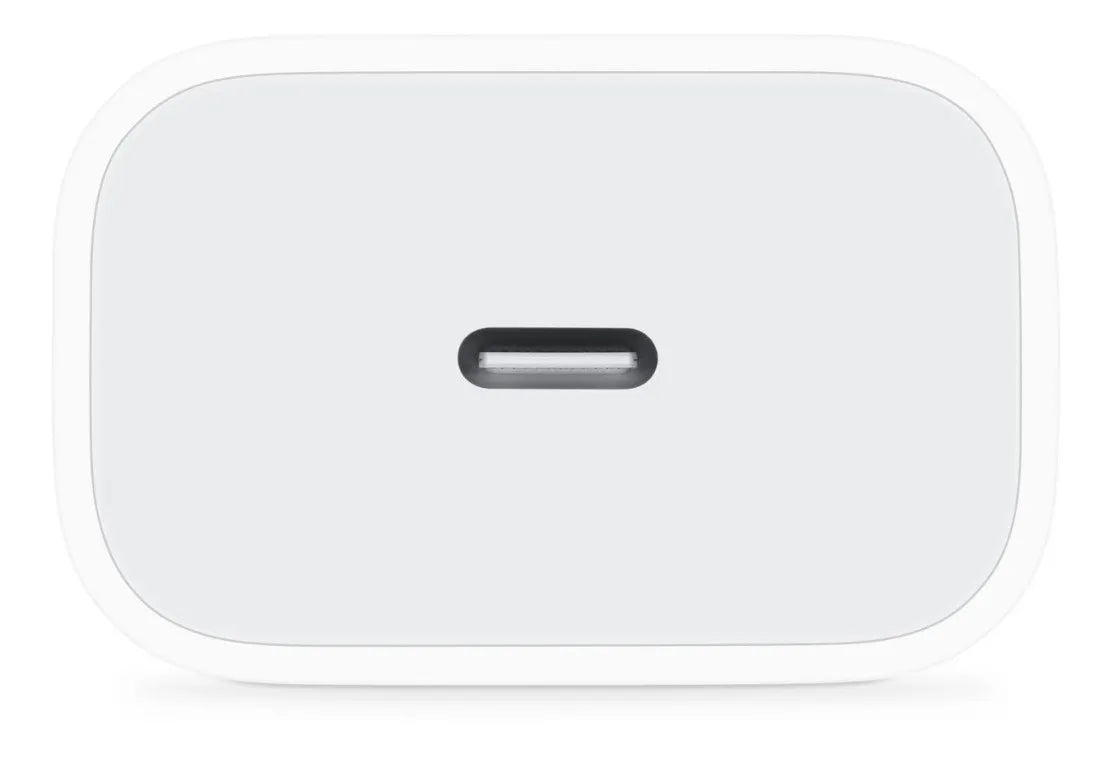 Adaptador de Corriente USB-C de 20W Original Apple - Cubo de Carga Rápida para iPhone - Conector Tipo C