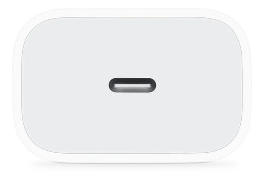 Adaptador de Corriente USB-C de 20W Original Apple - Cubo de Carga Rápida para iPhone - Conector Tipo C