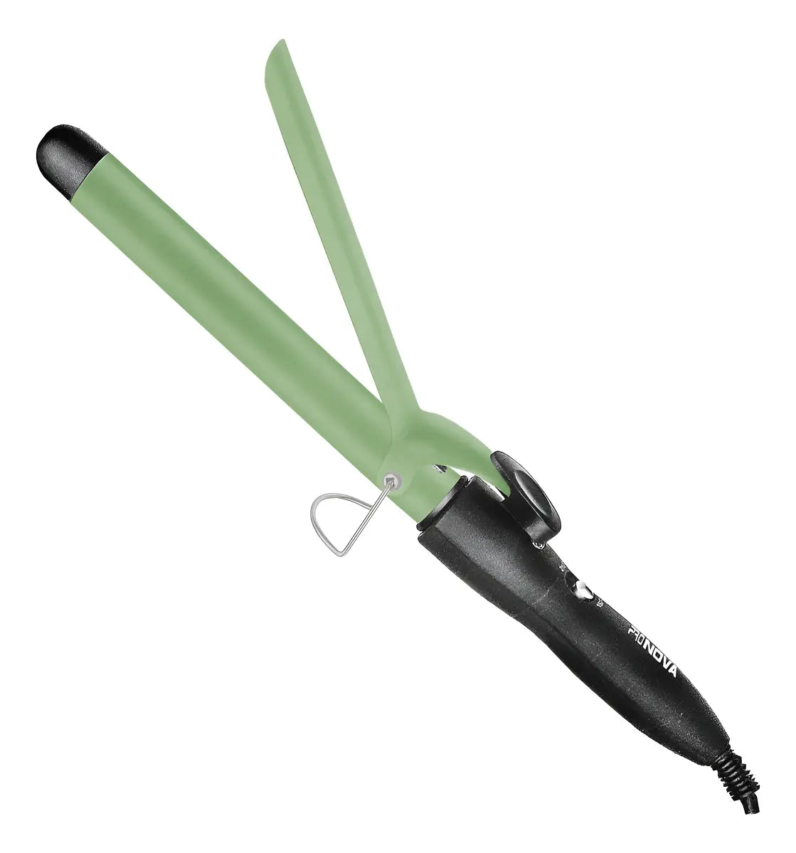 Rizadora Pro Nova 1811 Aguacate Cerámica Cable Giratorio 360° Punta Fría Rizos Definidos