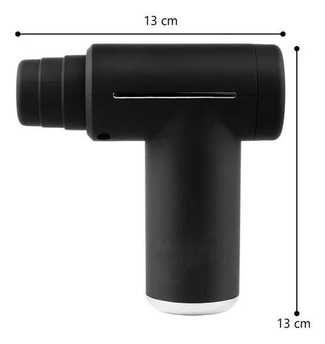 Masajeador Frío y Calor Tipo Pistola Percutora – Massage Gun Recargable USB 6 Niveles