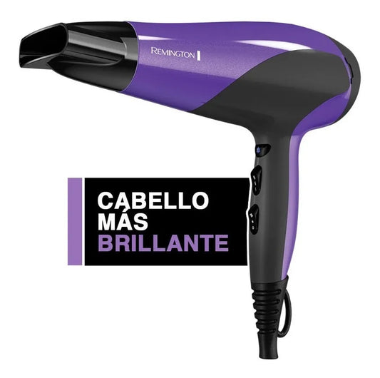 Secador de Cabello Remington Original - Tecnología Iónica Antifrizz - Motor Profesional - Rejilla de Cerámica con Microacondicionadores
