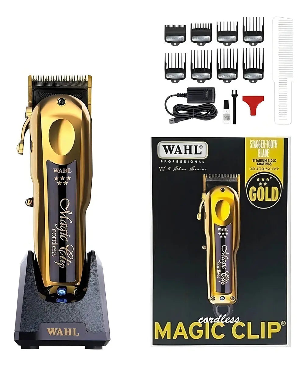 Cortadora Wahl Magic Clip Gold Inalámbrica.