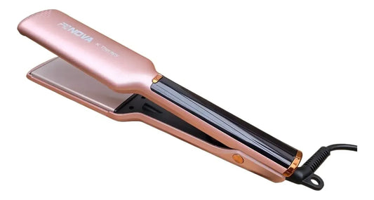 Plancha Digital Para Cabello Pro Nova Keratina Y Aceite De Argán Placas Anchas 50 mm 230 °C
