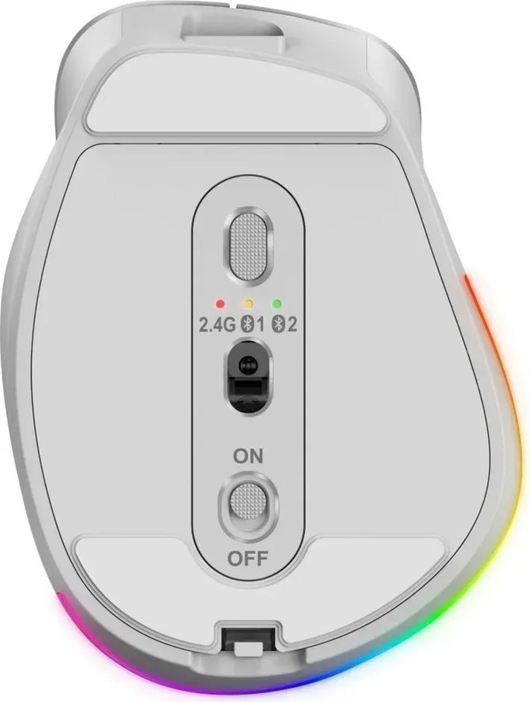 Mouse Inalámbrico Genius Ergo 9000S Pro - Ergonómico - Conexión Multidispositivo - Recargable