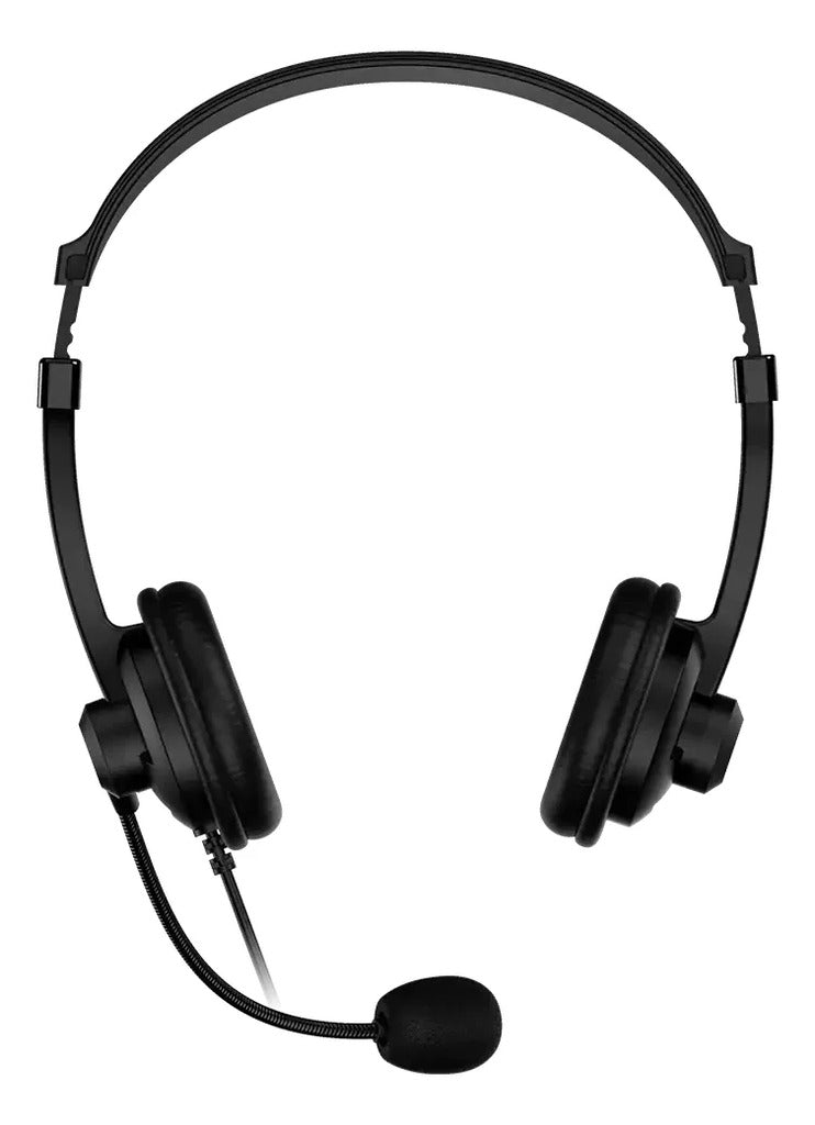Diadema Genius HS-230U USB Tipo C - Auriculares con Micrófono - Control de Volumen - Plug & Play para Celulares y Laptops