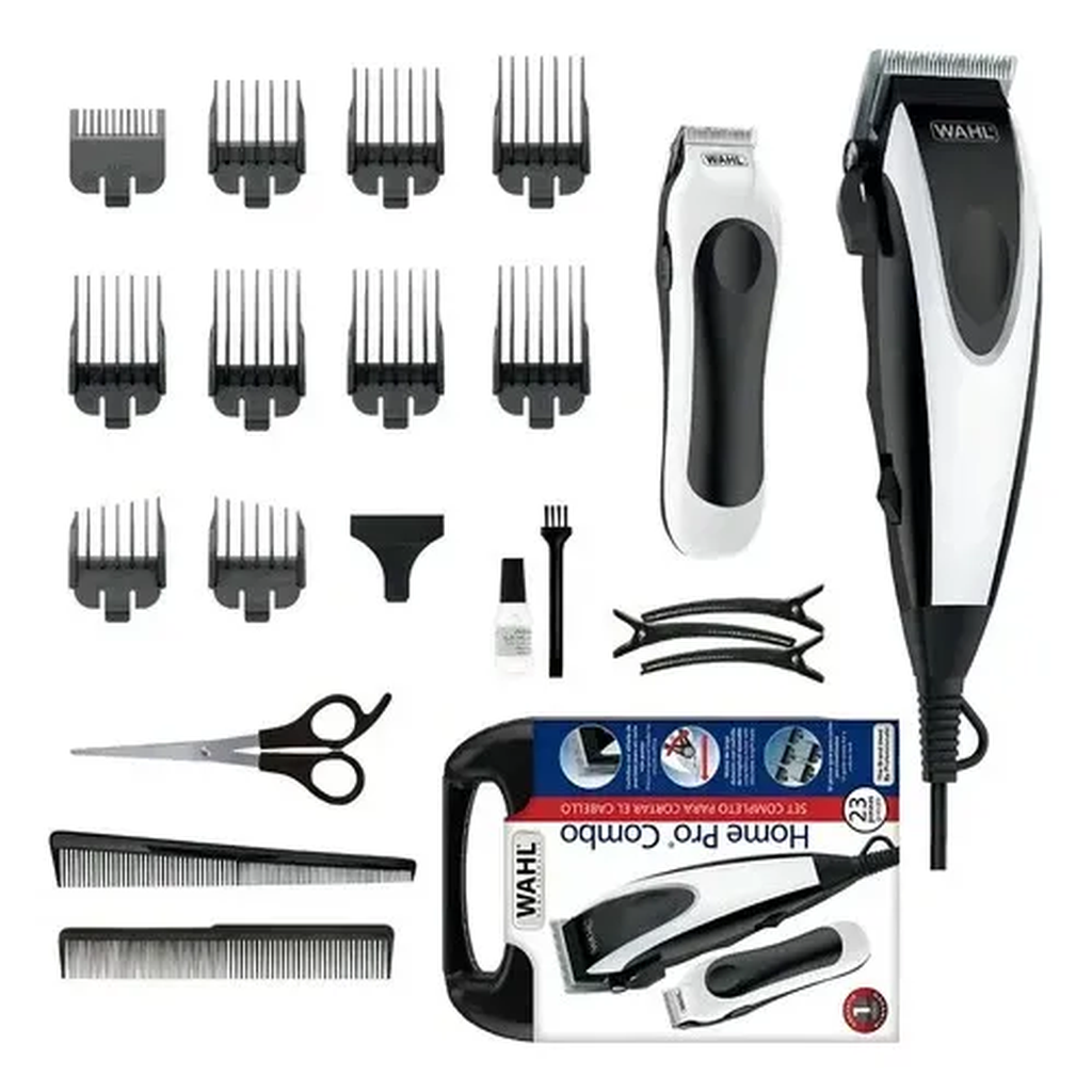Wahl Home Pro Combo Negra Cortadora y Afeitadora Para Cabello y Barba