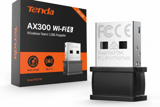 Tenda AX300: Adaptador Wi-Fi 6 USB Ultra Compacto - U2 Nano