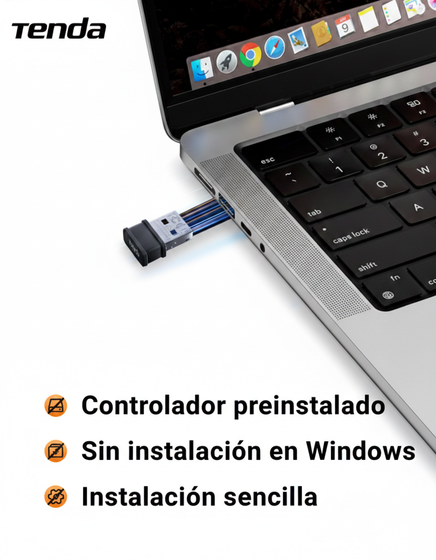 Tenda AX300: Adaptador Wi-Fi 6 USB Ultra Compacto - U2 Nano