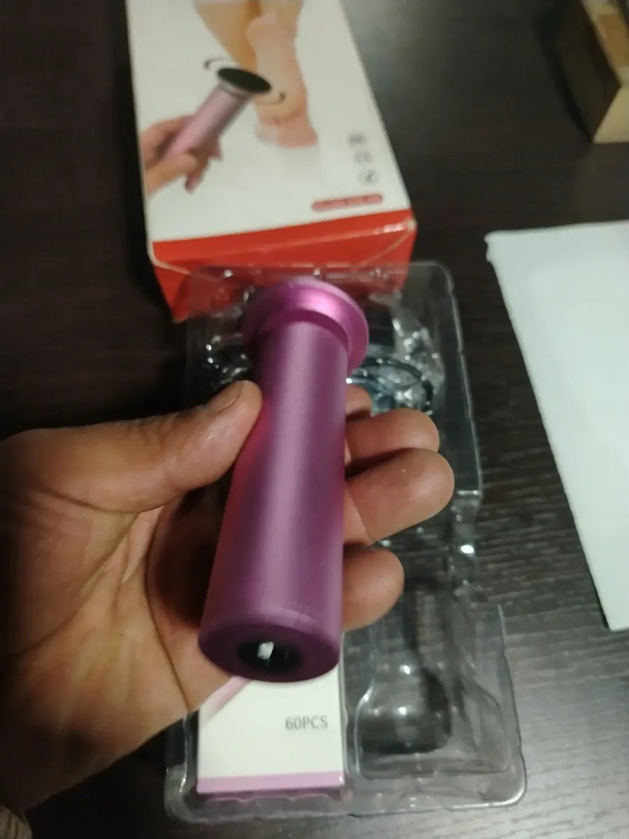 Removedor Eléctrico de Callos para Pies EN-99 + 60 Lijas de Repuesto – Lima de Pies con Disco Giratorio