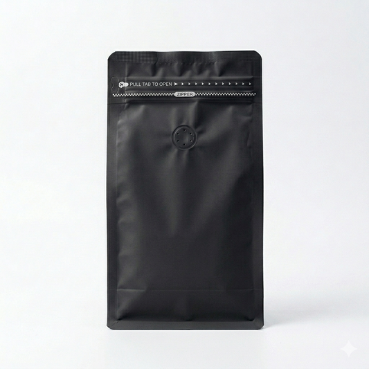 Bolsas para Café de Alta Barrera con Válvula y Zipper - Variedad de Tamaños y Colores