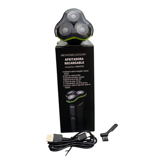 Afeitadora NOBELSOUND NB2052 Rotativa Recargable