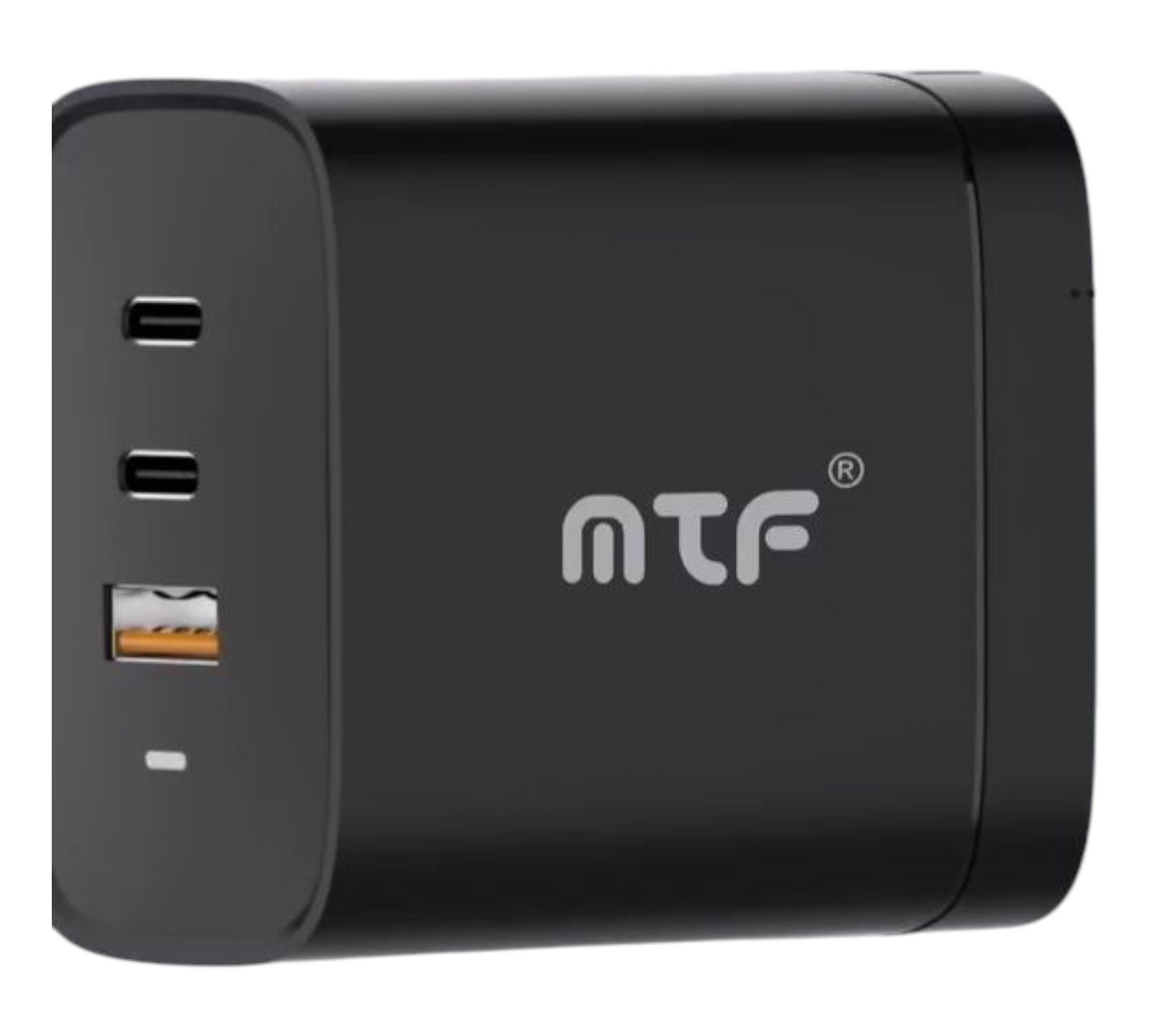 Cargador Rápido MTF 65W con Puertos USB y Tipo C – Ideal para Celular y Portátil